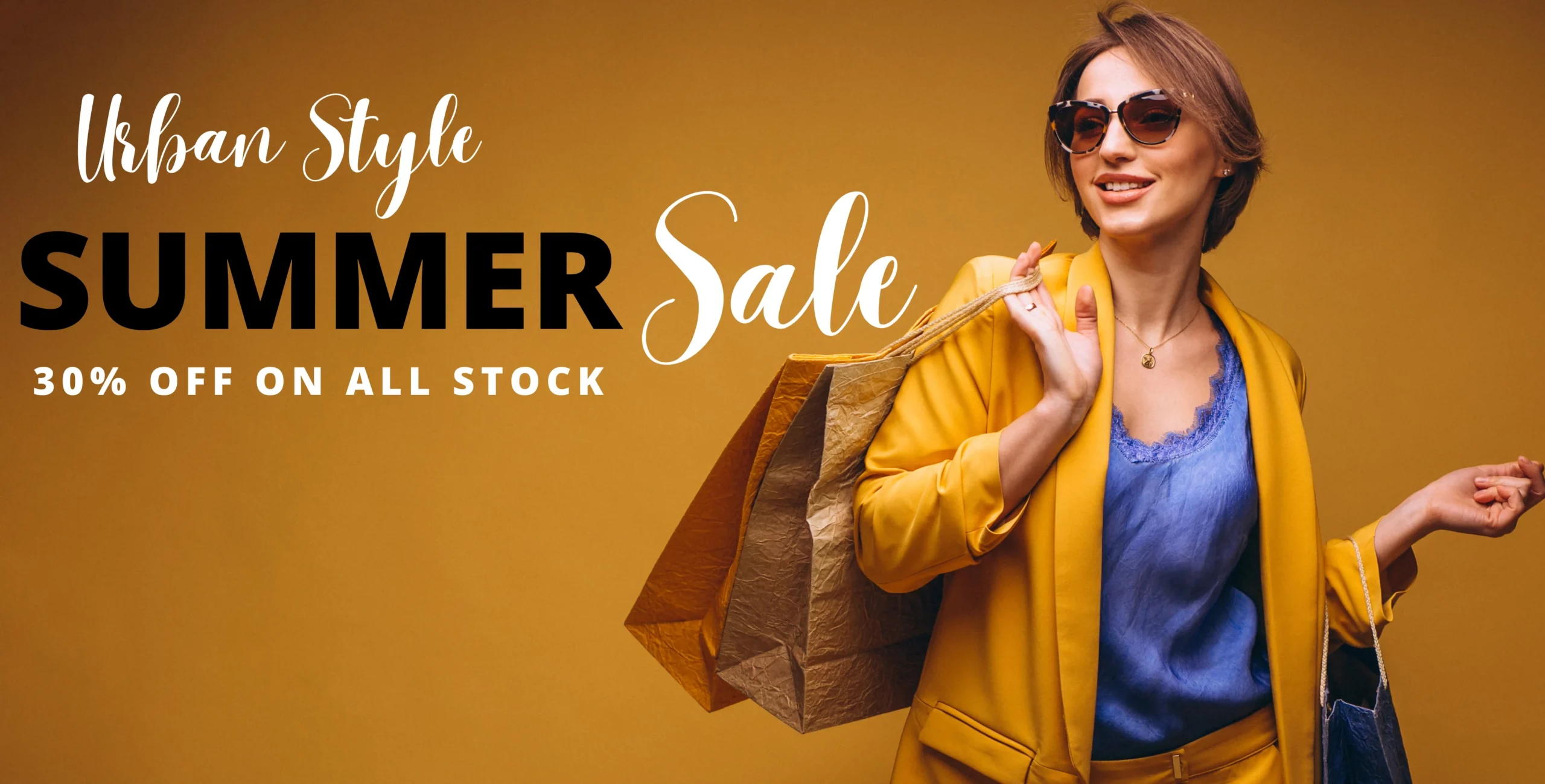 Colorful Modern Summer Sale Banner