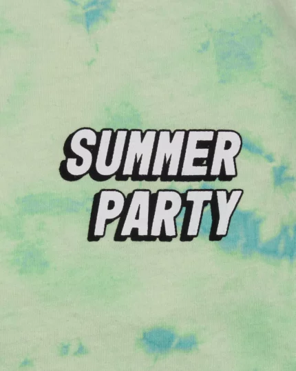 Boys T-shirts Summer Party Logo