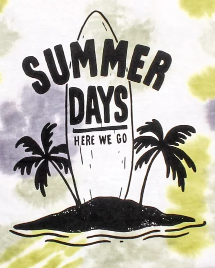 Boys T-shirts Summer day logo