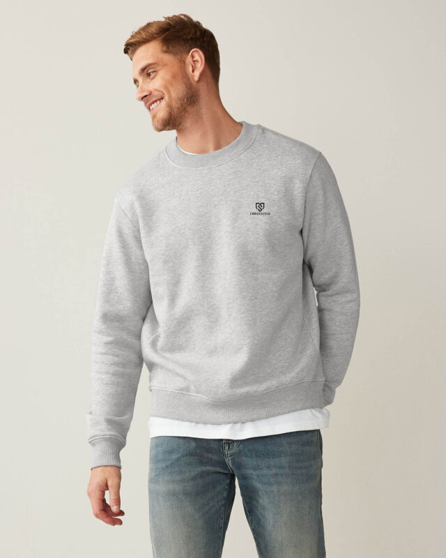 Men's Urban Style Gray Sweatshirt 3
