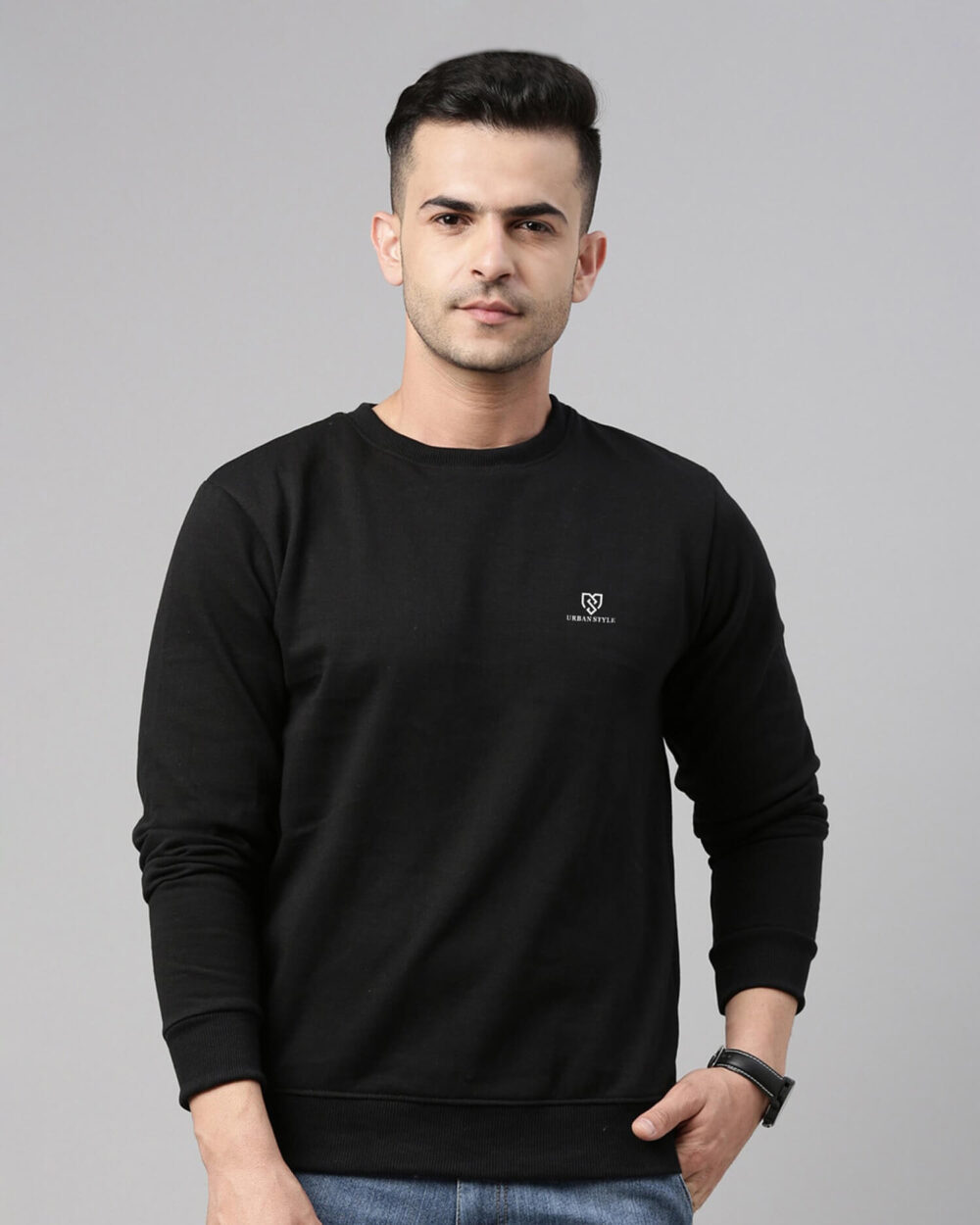 Men's Urban Style Black Sweatshirt | Urban Style