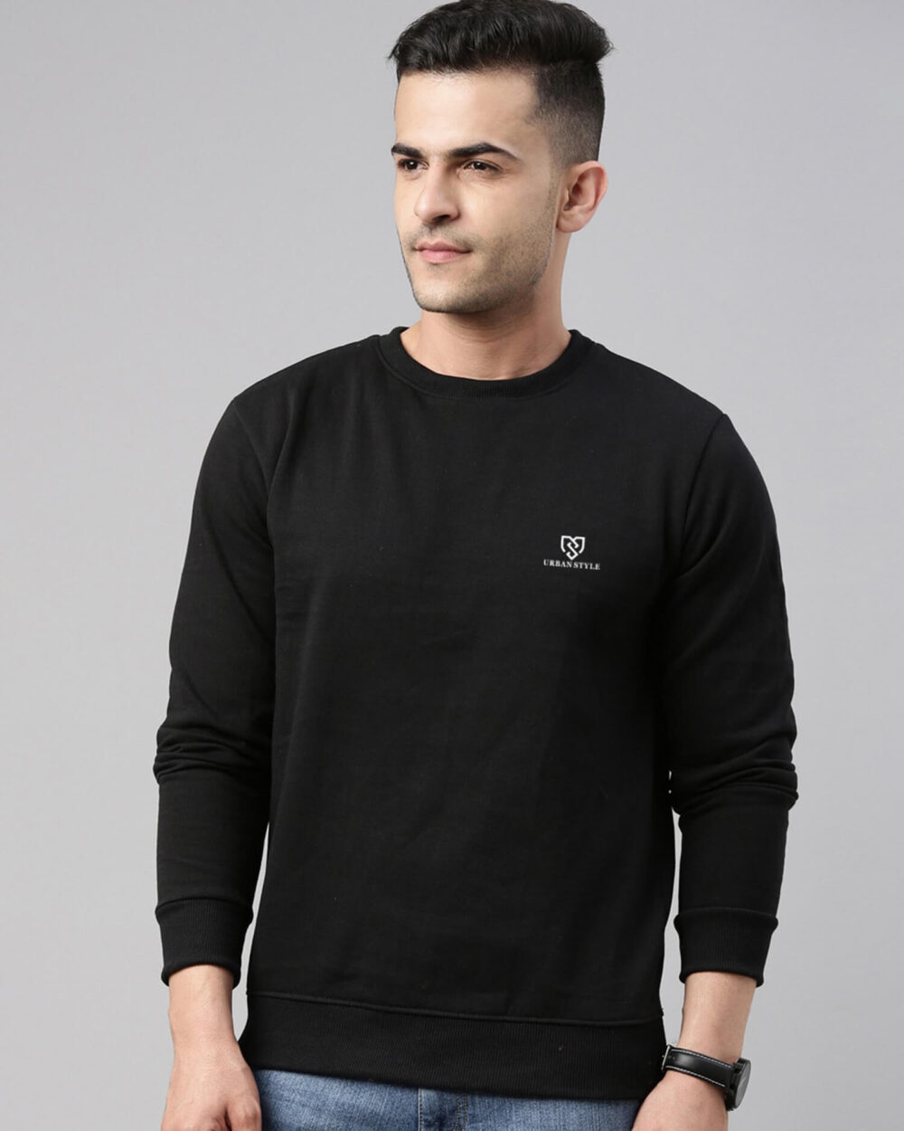 Men's Urban Style Black Sweatshirt 2 | Urban Style