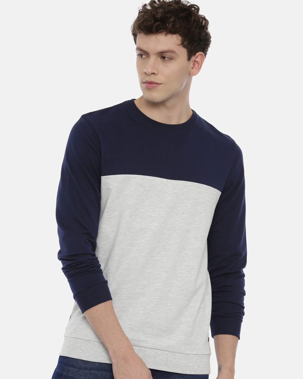 Men's Urban Style Navy & Gray Sweatshirt 3 | Urban Style