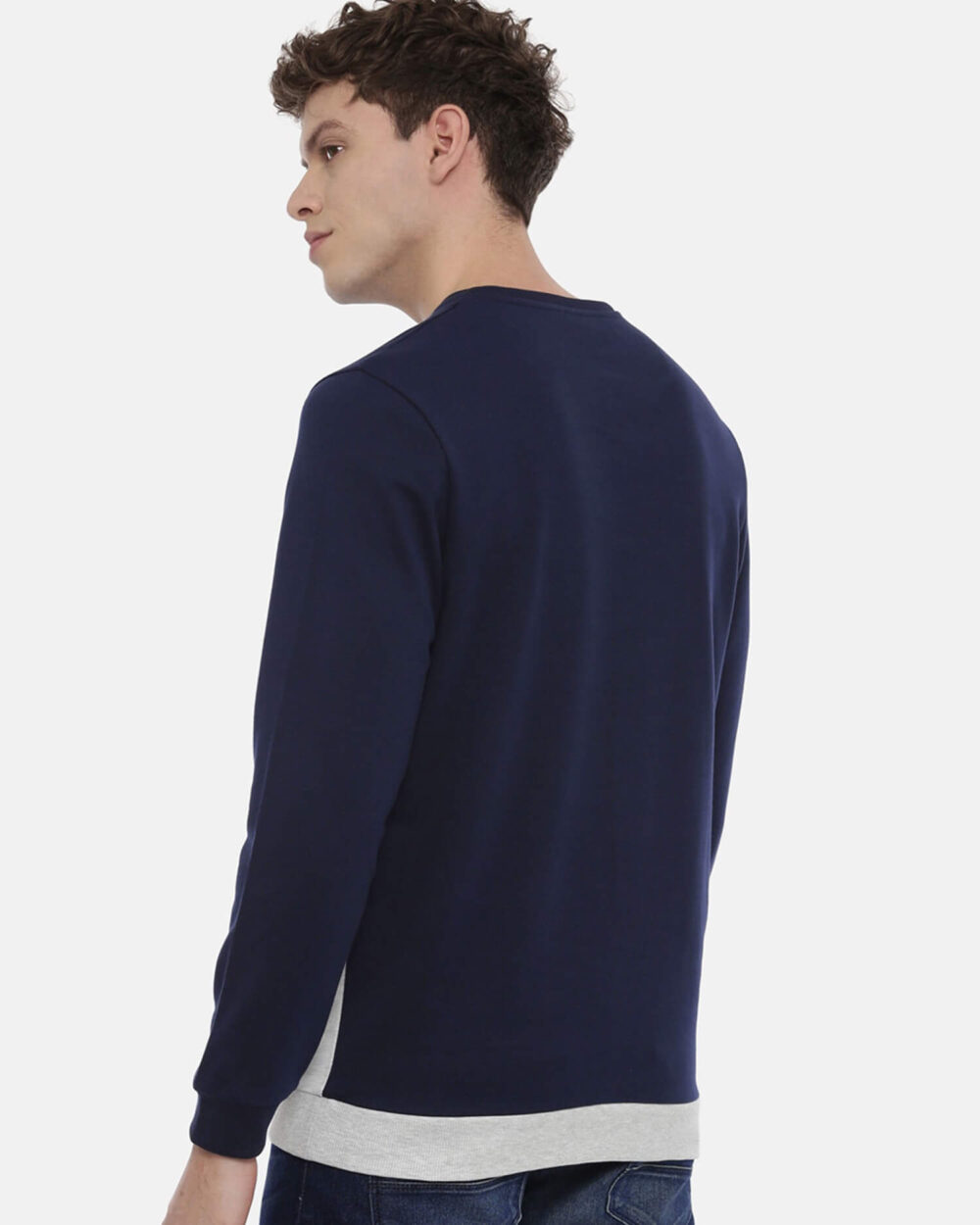 Men's Urban Style Navy & Gray Sweatshirt 1 | Urban Style