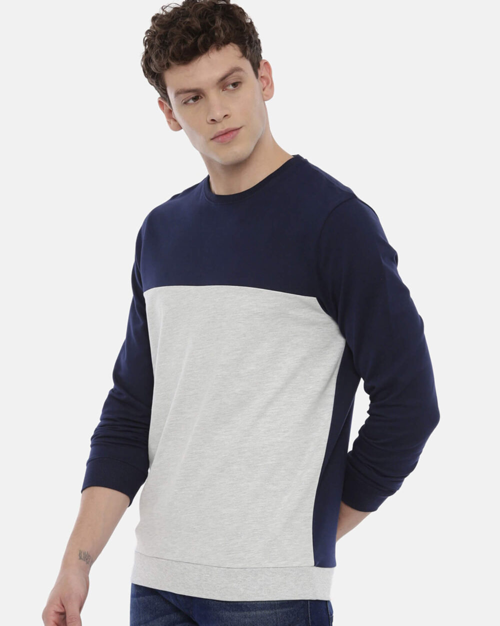 Men's Urban Style Navy & Gray Sweatshirt 4 | Urban Style