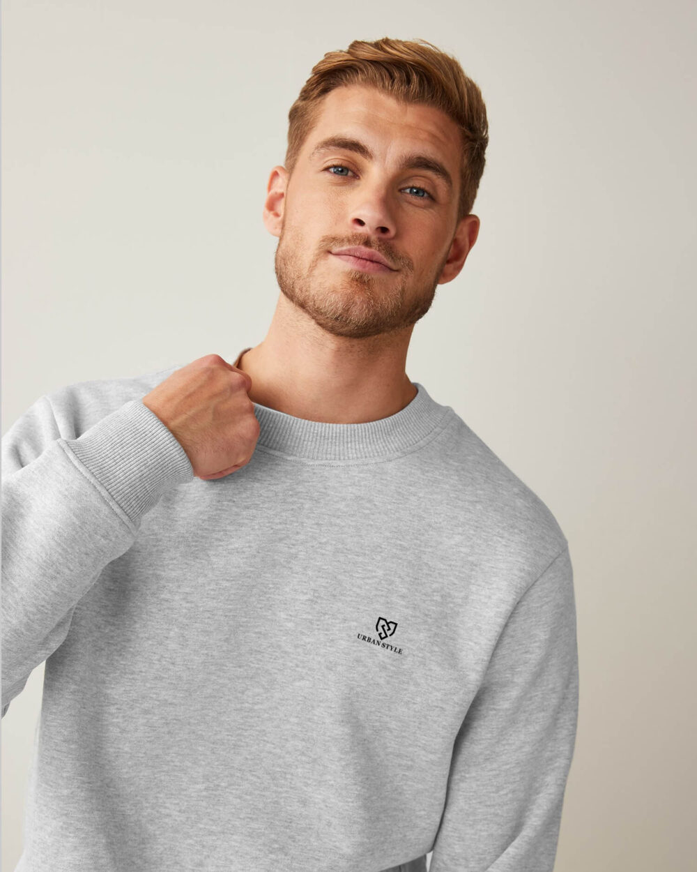 Men's Urban Style Gray Sweatshirt 2 | Urban Style