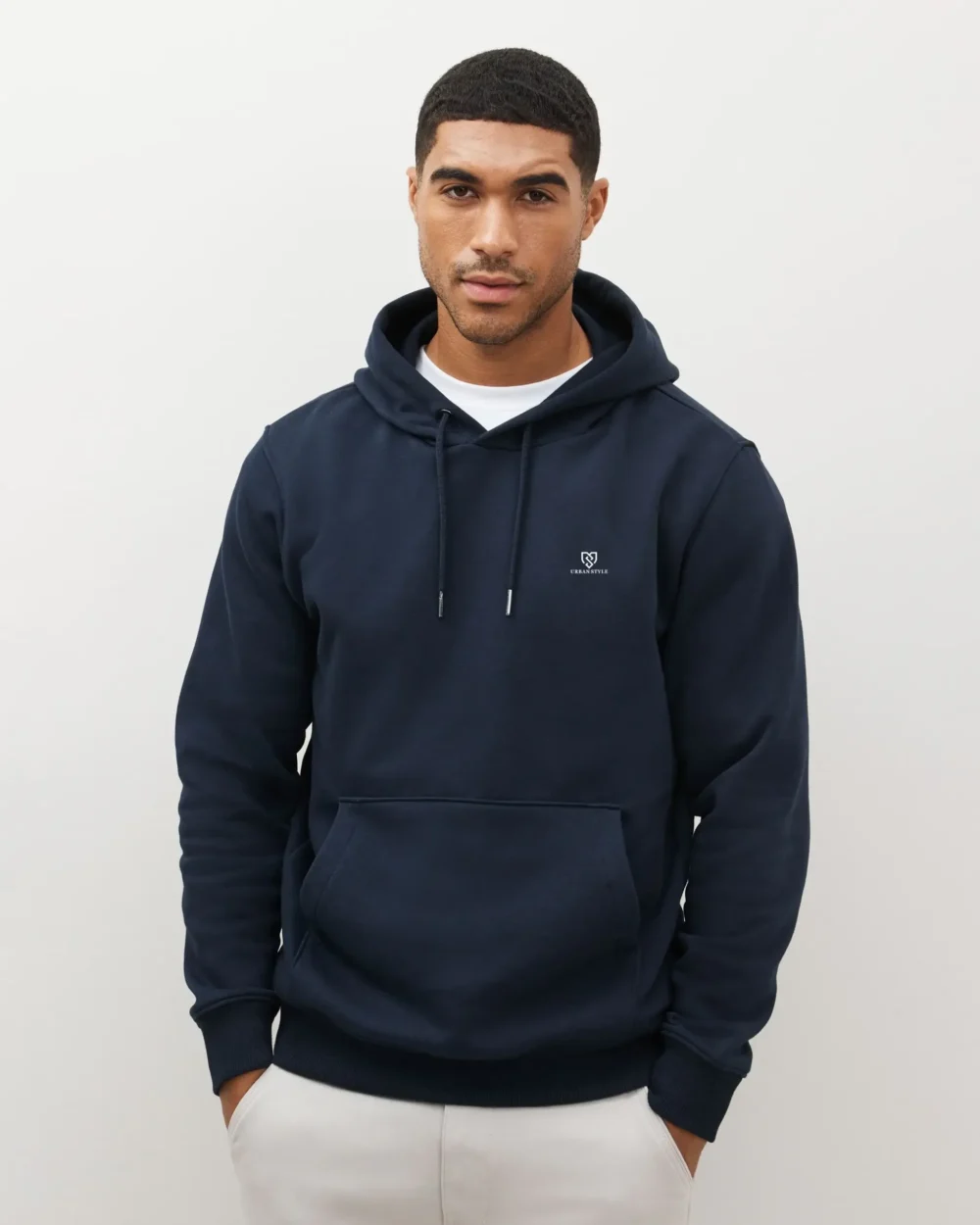 Men's Urban Style Navy Pullover Hood | Urban Style