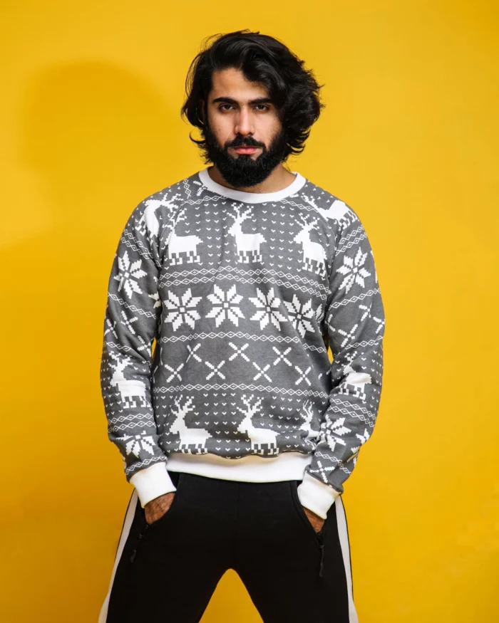 Men's Gray AOP Sweatshirt 2 | Urban Style