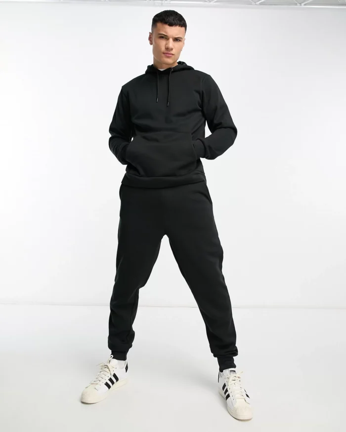 Mens Pullover Hoodie & Jogger Tracksuit Set | Urban Style