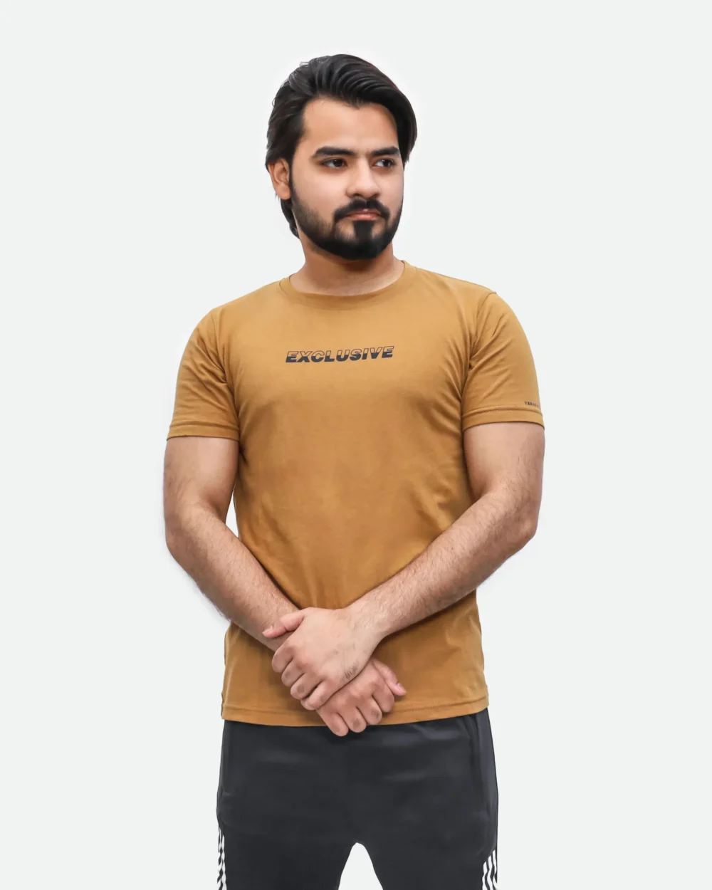 Men's Exclusive Printed Mustard T-shirt | Urban Style