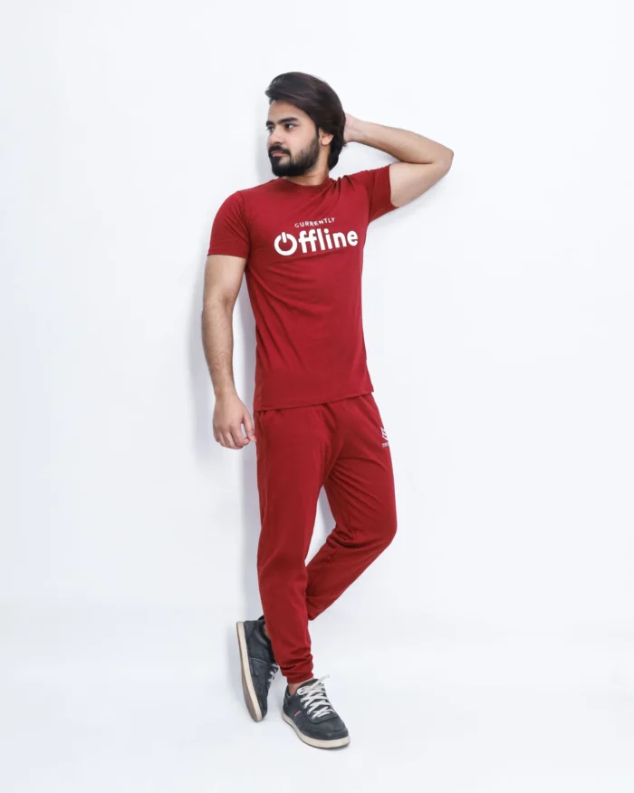 Men's Maroon Tracksuits | Urban Style