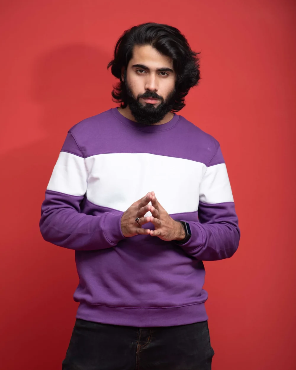 Men's Purple Sweatshirt 2 | Urban Style