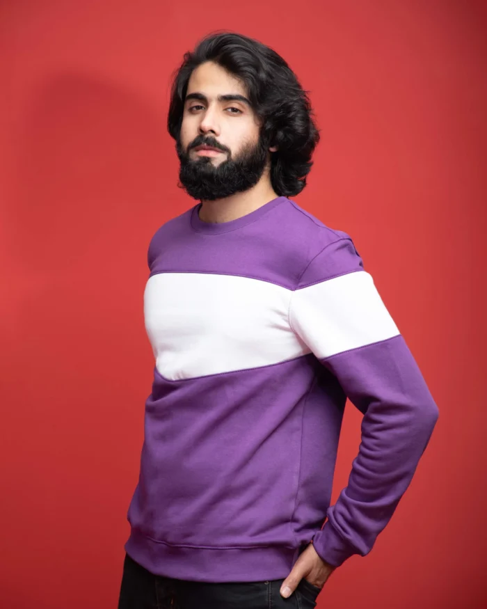 Men's Purple Sweatshirt | Urban Style