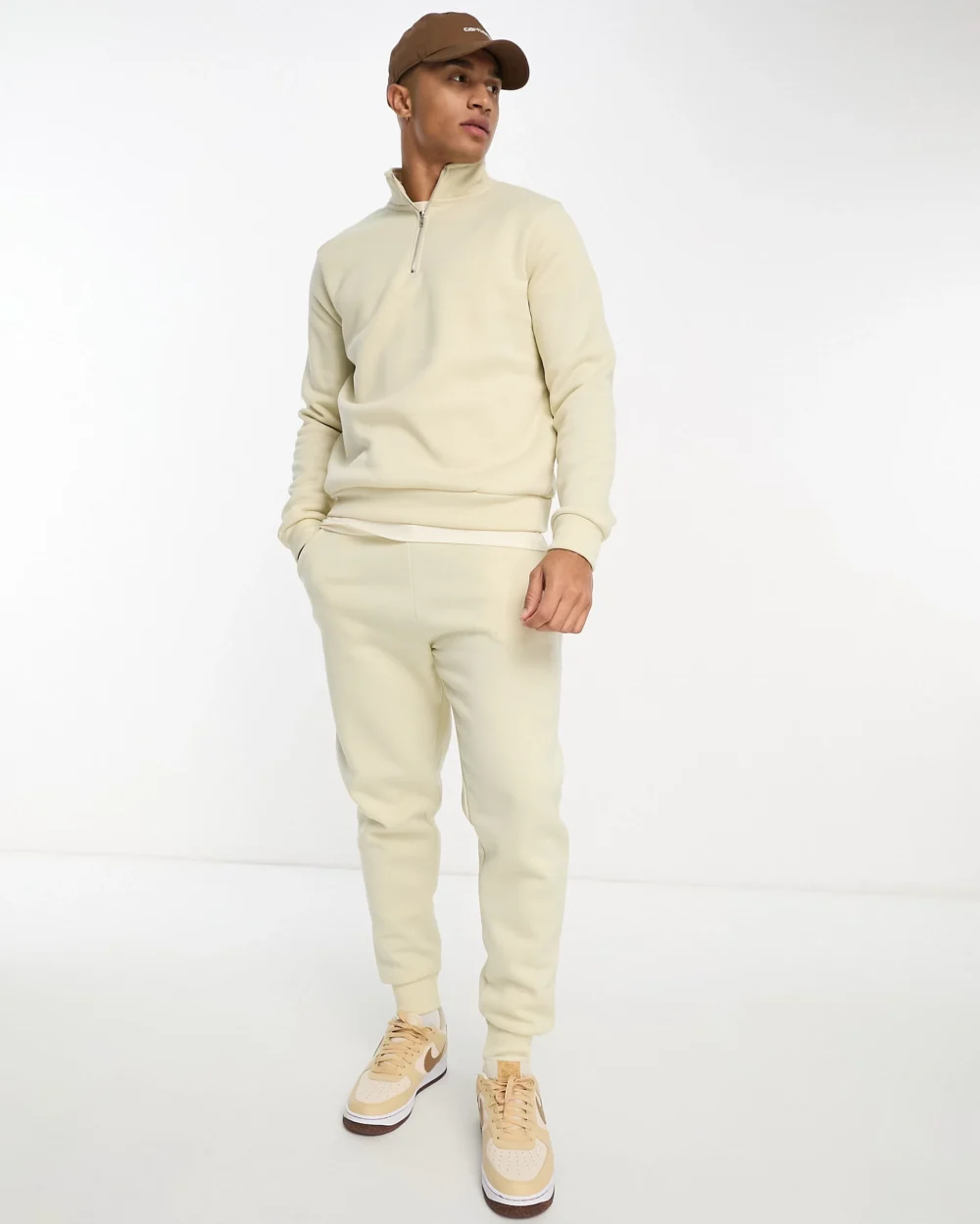Men's Quarter Zipper Tracksuit | Urban Style