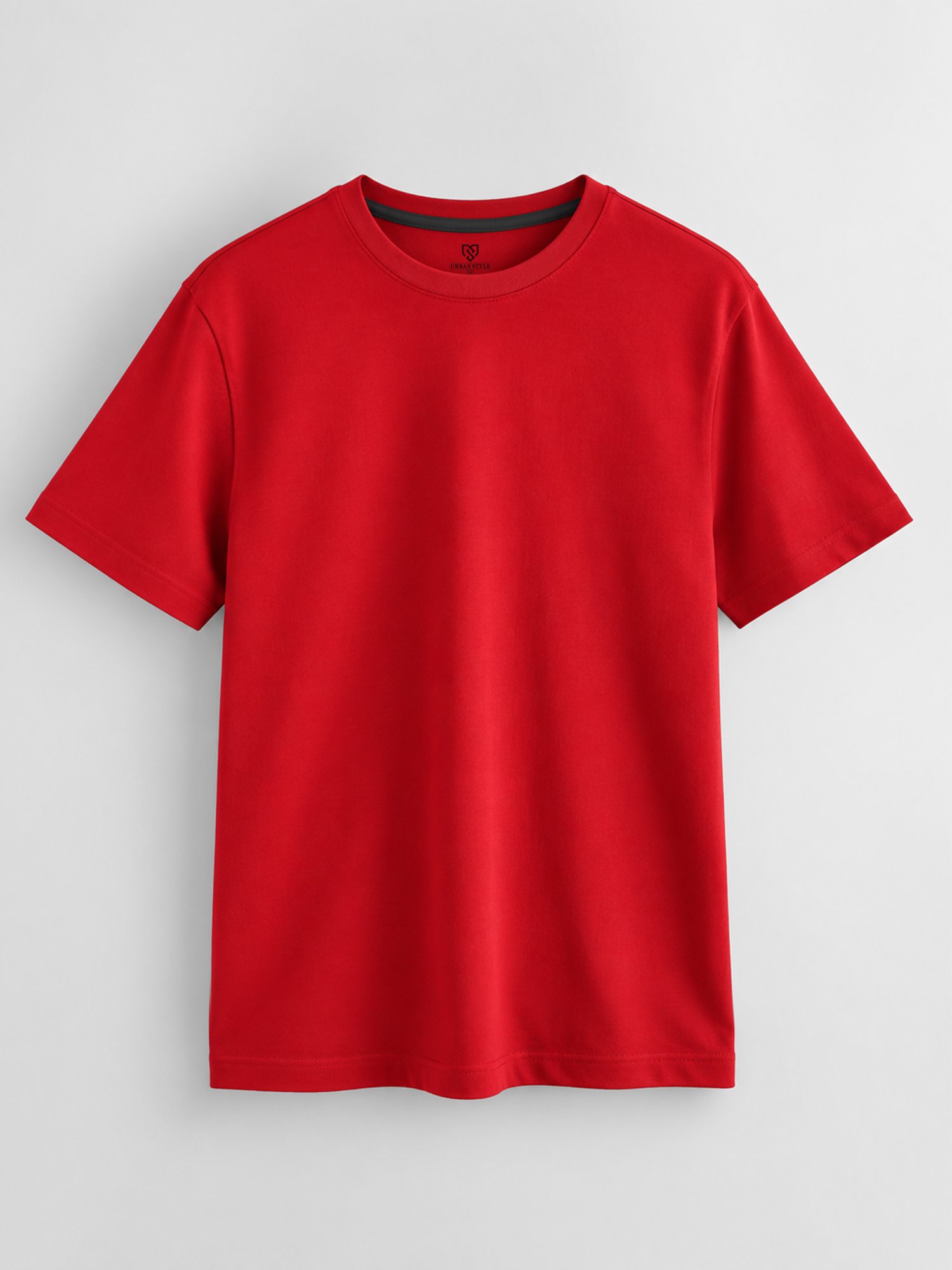 Urban Style Solid Red T-Shirt